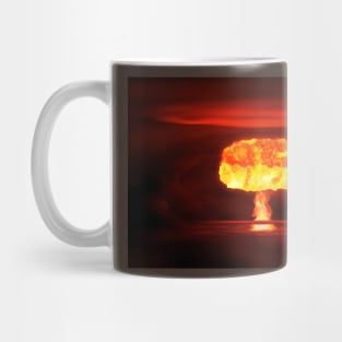 Atomic bomb realistic explosion Mug